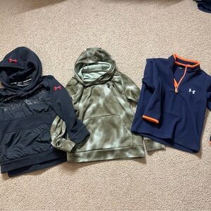 Steph Curry - Under Armour Kids Hoodie Trio - Black - Steph Curry, Green, Navy